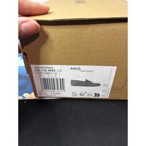 MNG Mango Chocolate Brown Suede Penny Loafer US 6 / EUR 39